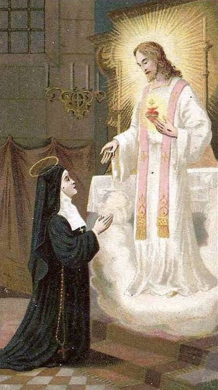 Apparition à Marguerite-Marie
